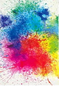 Paint splatter background