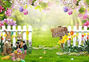 Easter photo background